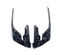 UYCHYTQR Spoiler Motocicletta Protezione Parafango per Moto Carenatura Antivento Alette Carenatura Copertura Alette per CB650R 2018 2019 2020 2021 2022 2023(Fibra di Carbonio forgiata)