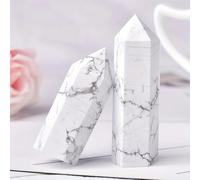 UYCUODLUY 1 Pezzo 8-9 cm Punta obelisco Pietra Decorata Speciale Elegante Ornamento for Gioielli