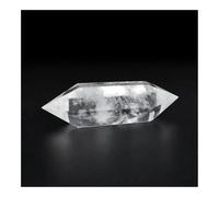 UYCUODLUY 1 Pezzo da 100-150 g di Quarzo a Doppia Punta, Pietra obelisco Bianco