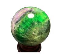 UYCUODLUY 1 Pezzo da 400-450 g di Sfera Fluorite, Pietra preziosa Quarzo colorato