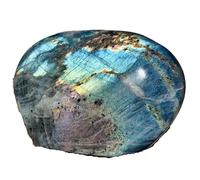 UYCUODLUY 1 Pezzo da 600-650 g di Labrador Quartz Gem Ornaments Blue Heal