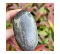 UYCUODLUY 1 Pezzo di Pietra preziosa Palma in Ossidiana Argentata da 5-6 cm, Regalo