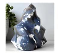 UYCUODLUY 1 Pietra preziosa a Forma di Torre con Punta Torcia in Bianco e Nero da 0-50 g