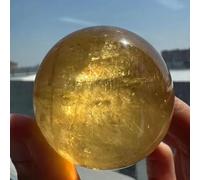 UYCUODLUY 1 Sfera di Calcite Gialla da 3 cm e Pietre levigate, Idea Regalo for Artigianato in, Collezione preziose Decorazione della Stanza