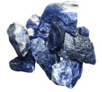 UYCUODLUY 100-110 g 3-5 Pezzi Pietre grezze di Sodalite Blu Decorazione for la casa