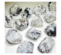 UYCUODLUY 100-135 g (2-5 Pezzi) Pietre grezze di Pietra Luna Ghiaia for Acquario Vaso Fiori