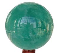 UYCUODLUY 1300-1400 g Sfera di Quarzo a Forma Sfera Fluorite Verde