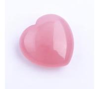 UYCUODLUY 1pc Heart Shape Rose Quartz Crystal Stone Crafts Home Decor Gifts Labradorite Crystals (Color : 30x30mm-05, Size 10pcs)