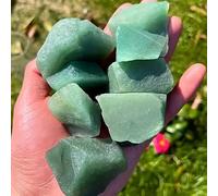 UYCUODLUY 200-210 g (Una Confezione) di Quarzo Cristallino Verde, Pietra Grezza Irregolare for la creazione Gioielli e Decorazioni for casa