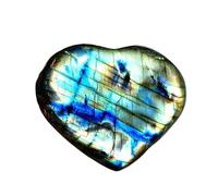 UYCUODLUY 300-500G Labrador Crystal Stone Coarse Sample Heart