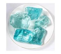 UYCUODLUY 80-100 g 1 Sacchetto di Cristalli Blu Mare Trasparenti, smaltati e frantumati, Pietre preziose