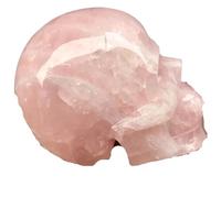 UYCUODLUY 800-850 g Gemme di Rosa Quarzo Teschio Regali Decorazioni
