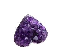 UYCUODLUY Amethyst Cluster Heart Shape Crystal Crafts Home Decor Stone Gift 1pcs (Color : 5-6cm, Size 5pcs)