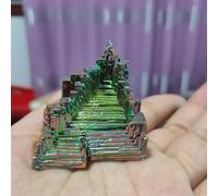 UYCUODLUY Bismuth Crystal bimetallic Rainbow Bright Metal Ornaments Home Decor(110-150g)