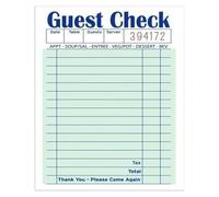 UYCUODLUY Customizable Guest Check Art Poster - Write Your Own Message or Menu - Unique & Funky Wall Decor for Cafe, Home Office, or Game Room(Unframed,16x24inch(40x60cm))