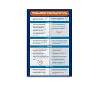 UYCUODLUY Feminist Conversation Art, Birth Control Themed Contemporary Poster, Bold Wall Decor for Modern Bedroom & Living Room Interior(Unframed,12x18inch(30x45cm))