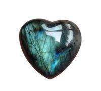 UYCUODLUY Labradorite Heart - Crystal Shaped Stone for, Protection & Spiritual Growth(6-7cm)