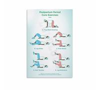 UYCUODLUY Our First Year Together - Baby & Family Milestones Art Print, Heartwarming Wall Decor for Nursery, Living Room or as a New Mom Gift to Commemorate Love(Unframed,12x18inch(30x45cm))