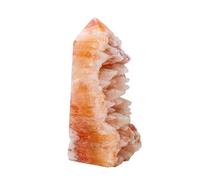 UYCUODLUY Red Crystal Tooth Four-Sided Column Wands Quartz Crystals Stones Points Gemstone Wand for,150~200g