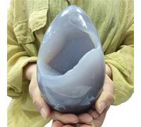 UYCUODLUY Stone Agate Geode Dinosaur Egg Crystal Quartz Home Office (Size:400-450g)