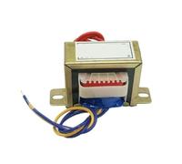 UYCUODLUY Tensione di Uscita AC6V 15W EI Nucleo in Rame Ingresso 220V Singolo V 2 Linee 50Hz Trasformatore di Potenza in Rame Tensione Singola/Doppia