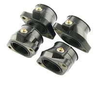 UYDFXA Set collettore di aspirazione Compatibile 4 Pezzi per carburatore Moto FZR250 FZR250R 3LN-13586-00