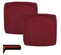 uyeoco 1/2/4-Pack Fodera Impermeabile per Divano con Cerniera, Coprisedile Rimovibili per Interni ed Esterni, per Patio, Mobili in Rattan e Cuscini da Giardino(Burgundy,50x50x5cm(2pc))