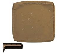 uyeoco 1/2/4-Pack Fodera Impermeabile per Divano con Cerniera, Coprisedile Rimovibili per Interni ed Esterni, per Patio, Mobili in Rattan e Cuscini da Giardino(Curry,50x45x10cm(1pc))