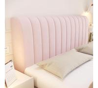 uyeoco 180/150 Copri Testiera Letto Imbottita、Copri Testata Letto Una Piazza E Mezza、Copritestata Elasticizzata per Letto、Copertura Testata Letto Matrimoniale(Light Peach,150cm(59inch))