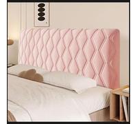 uyeoco 180/150 Copri Testiera Letto Imbottita、Copri Testata Letto Una Piazza E Mezza、Copritestata Elasticizzata per Letto、Copertura Testata Letto Matrimoniale(rosa,120cm(47"))