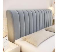 uyeoco 180/150 Copri Testiera Letto Imbottita、Copri Testata Letto Una Piazza E Mezza、Copritestata Elasticizzata per Letto、Copertura Testata Letto Matrimoniale(Dark Grey,180cm(71inch))