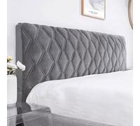 uyeoco Copertura per Testiera per Letto Copri Testata Letto Matrimoniale/Singolo Premium Imbottita Elastica Copritestata Letto Velluto Fodera Protezione Anti-collisione Cuscino