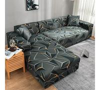 uyeoco Copri Divano Angolare con Penisola a Sinistra Destra Moderno Copridivano Elasticizzato 1/2/3/4 Posti Penisola Angolare Necessario acquistarne Due Copertura Divano (Color : R, Size : 145-185cm)