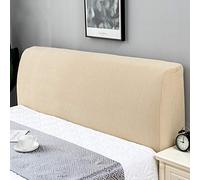 uyeoco Copri Testata del Letto Univerasale Copri Testiera Letto Matrimoniale Elastica Protezione Copertura per Testiera del Letto Decorazione per Camera da Letto (Color : Beige, Size : 120-140cm)