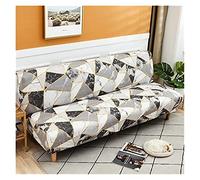 uyeoco Copridivano Clic Clac 3 2 Posti Senza Braccioli Elasticizzato Fodera per Divano Letto Pieghevole, Fodera per Elastici Futon Copridivano Senza braccioli (Color : B, Size : 160-190cm)