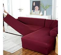 uyeoco Copridivano Elasticizzato 1/2/3/4 Posti, Copridivano con Penisola Destra/Sinistra, (Fodera per Divano Forma di L ne servono Due) (Color : E, Size : 1 posti (90-140cm))