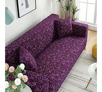 uyeoco Copridivano Elasticizzato 1/2/3/4 Posti, Copridivano con Penisola Destra/Sinistra, (Fodera per Divano Forma di L ne servono Due) (Color : N, Size : 3 posti (190-230cm))