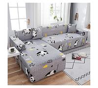 uyeoco Copridivano Elasticizzato Fodera per Divano con Penisola Destra/Sinistra per 1/2/3/4 Posti Copertura Divano, Sofa Mobili Protettore Copertura (Color : Q, Size : 2 posti (145-185cm))