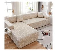 uyeoco Copridivano Elasticizzato Fodera per Divano con Penisola Destra/Sinistra per 1/2/3/4 Posti Copertura Divano, Sofa Mobili Protettore Copertura (Color : O, Size : 4 posti (235-300cm))