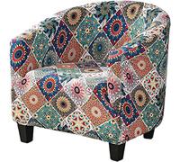 uyeoco Copripoltrona 1 Posto Elasticizato,Fodere Copripoltrona Universale,Copripoltrona da Cocktail Chesterfield Rimovibile Lavabile Antiscivolo per Bancone Soggiorno Tullsta (Color : #39)