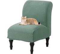 uyeoco Copripoltrona Senza Braccioli per Soggiorno Fodera per Sedia Senza Braccioli Antiscivolo Coprisedia Senza Braccioli Velluto Accent Copri Poltroncina (Color : #21)