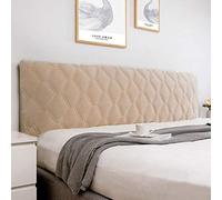 uyeoco Copritestiera Letto Copertura/Copri Testata Letto Matrimoniale/Singolo Imbottito Elegante Fodera Elastica Protezione, Coprire Antipolvere in Cotone Cover (Color : Camel, Size : 170cm(67"))