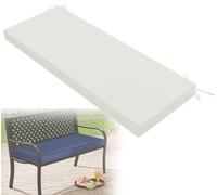 uyeoco Cuscini Imbottiti per Panche da Esterno/Interno - 120x40, 110x40, 80x40, 100x50 - Impermeabile Cuscino per Panchina per Giardino, Sagre, Sagre e Cucina(Beige,60x35x5cm)