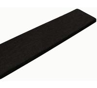 uyeoco Cuscini Imbottiti per Panche da Esterno/Interno 2/3/4 Posti - Lino e Cotone Antiscivolo con Fibbia - 120x40,100x40,80x40- Cuscino per Panchina per Giardino, Sagre, Birrerie(Black,70x35x5cm)