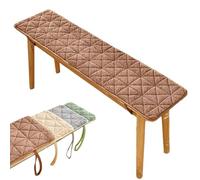 uyeoco Cuscini Imbottiti per Panche da Esterno/Interno - Antiscivolo Lavabile - 120x40, 100x50, 180x40, 240x25 - Cuscino per Panchina per Giardino, Sagre, Birrerie e Cucina(Caffè,35x100cm)