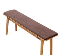 uyeoco Cuscino per Panca da Esterno/Interno Lungo Cuscino per Panche da Giardino Balcone Loft Altalena Patio Antiscivolo Lavabile Cuscino Sedile per Mobili(Coffee color,80x30cm)
