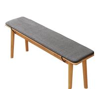 uyeoco Cuscino per Panca da Esterno/Interno Lungo Cuscino per Panche da Giardino Balcone Loft Altalena Patio Antiscivolo Lavabile Cuscino Sedile per Mobili(Dark gray,80x30cm)