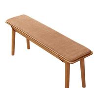 uyeoco Cuscino per Panca da Esterno/Interno Lungo Cuscino per Panche da Giardino Balcone Loft Altalena Patio Antiscivolo Lavabile Cuscino Sedile per Mobili(Camel color,100x30cm)