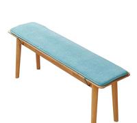 uyeoco Cuscino per Panca da Esterno/Interno Lungo Cuscino per Panche da Giardino Balcone Loft Altalena Patio Antiscivolo Lavabile Cuscino Sedile per Mobili(Light blue,200x30cm)