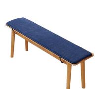 uyeoco Cuscino per Panca da Esterno/Interno Lungo Cuscino per Panche da Giardino Balcone Loft Altalena Patio Antiscivolo Lavabile Cuscino Sedile per Mobili(Dark blue,120x35cm)